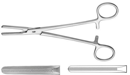 ЗАТИСКАЧ ДЛЯ ТРУБОК, ПРЯМИЙ, 180 ММ, ЗУБЧАСТИЙ